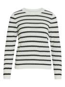 Vila Vidalo o-neck ls stripe knit top- dessin