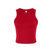 Bella + Canvas Dames micro-rib racer tanktop