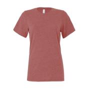 Bella + Canvas Dames cvc jersey relaxed fit t-shirt met korte mouwen