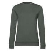 B and C Dames frans terry sweatshirt met inzetstuk