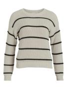 Vila Vidansie open o-neck l/s stripe kni