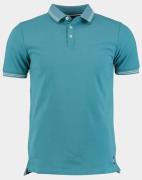 Bos Bright Blue Polo korte mouw jason polo fine pique contras 24108ja0...