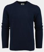 Bos Bright Blue Pullover lambswool o-neck 1150224/303