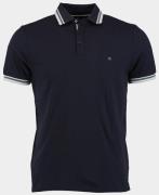 Bos Bright Blue Polo korte mouw brick polo oxford collar 24108br06bo/2...