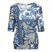 &Co Woman &co women top lucille paisley indigo multi