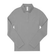 B and C Dames my polo 180 heather shirt met lange mouwen