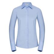 Russell Athletic Dames ultimate stretch slim shirt met lange mouwen