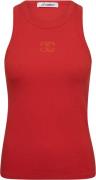 Co'Couture Saharacc enbroidery tank red