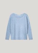 Summum boat neck sweater wool elastane blend knit 7s5821-7975 402 powd...