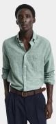 Gant Casual hemd lange mouw reg cotton linen shirt 3250082/318