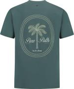 Pure Path Loose fit crewneck ss t-shirts faded green