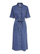 Only Onllana ss long dress dnm rea258 no blue denim