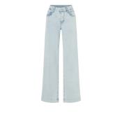 MAC rich palazzo; 4; d171; trousers ladies 0391523390 d171 bleached ja...