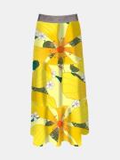 Mucho Gusto ® rok toulouse geel bloemenprint