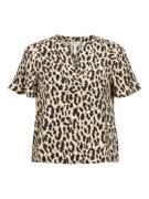 Object objkarina s/s re v-neck top noos 23045928 leopard