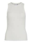 Vila visola s/l tank top noos 14101757 snow white