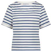 Red Button Top srb4528 terry jeans blue
