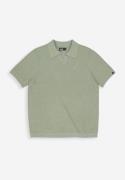 Butcher of Blue boucle knit polo m2516018 792 jade green