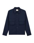 Olaf Hussein Bonded pocket overshirt ls overshirts m200306