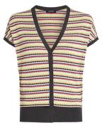 King Louie Top korte mouw 09663 v-button