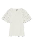 Vero Moda Vmblasy ss t-shirt jrs btq ga off-white