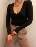QU-Style Basic strech longsleeve top 35503