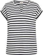 Free Quent Fqviva tee 7102 white-navy r