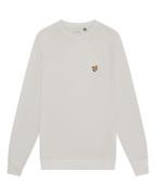 Lyle and Scott crew neck fly fleece sweater heren parel/