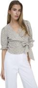 Only Onlemmia life 2/4 tie wrap top pnt satellite/w win