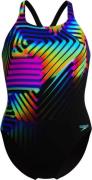 Speedo Eco+ dig printed medalist bla/yel 003055-18174