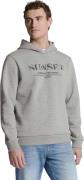 No Excess Sweater hooded grey melange