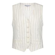 Red Button Gilet srb4514 waistcoat dark sand