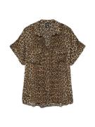 Vero Moda vmbumpy ss shirt aop wvn ga noos 10331923 silver mink