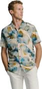 No Excess Shirt short sleeve revers collar al blue