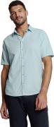 No Excess Shirt short sleeve solid with linen ice