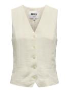 Only Onliris-siesta sl linen bl vest tl beige