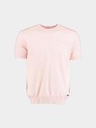 Scotland Blue T-shirt korte mouw yvan knitted t-shirt melange 25108yv5...
