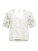 Object objnellie re s/s v-neck top 138 23046358 white