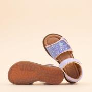 Bisgaard Sandal aida lavender glitter kids meisjes leer