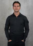 Malelions Knitted quarter zip