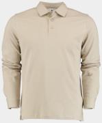 Bos Bright Blue Polo lange mouw polo lm 2602425/620 sand