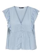 Only Onlrian flonce ss top wvn licht