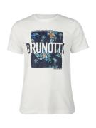 Brunotti baye men t-shirt strandshirt heren grijsdonker
