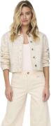Only Onlelsa short crochet jacket otw cloud dancer