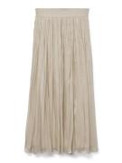 Vero Moda vmvips nw ankle skirt wvn ce ga 10328017 pumice