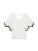 Vero Moda Vmdiana 24 v-neck top wvn btq off-white
