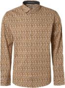 No Excess Shirt stretch allover printed olive