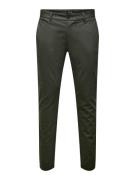 Only & Sons Onsmark tap herringbone 2911 pant n olijf