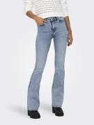 Only Onlblush mid sk flared dnm tai864 n blue denim