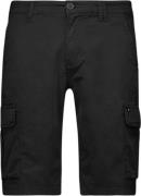No Excess Short cargo garment dyed + stone wa black